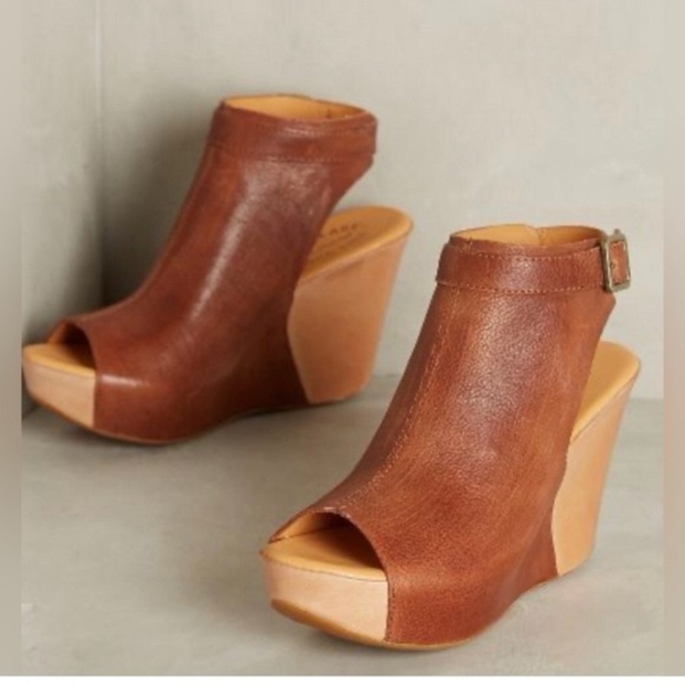 Kork-Ease Berit Peep-toe Wedge Sandals